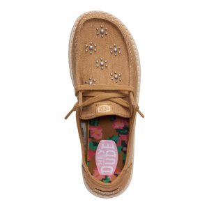 wendy star stud cognac/tan