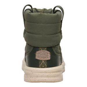 camden cuff nylon quilt dark olive