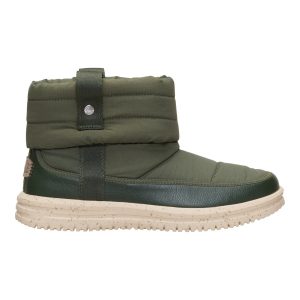 camden cuff nylon quilt dark olive