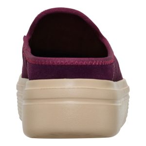 austin lift suede stud fig purple
