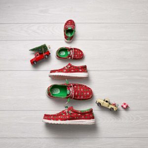 wally toddler holiday sweater red/green