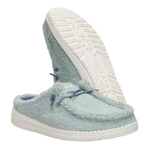 wendy slip sherpa iceberg green