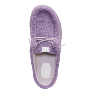 wendy slip sherpa purple ash