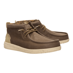 wally mid gripr stretch canvas teak brown/multi