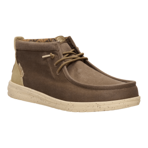 wally mid gripr stretch canvas teak brown/multi