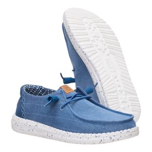 wendy chambray grid ensign blue