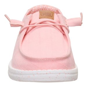 wendy chambray grid pale pink