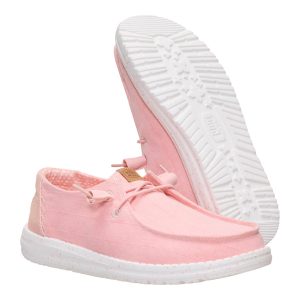 wendy chambray grid pale pink