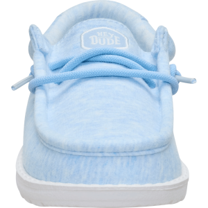 wally youth stretch jersey light blue