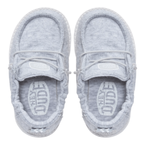 lildude slip on stretch jersey light grey