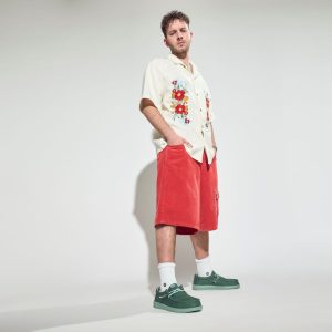 wally stretch canvas duck green/iceberg green