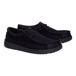 wally work ce slip resistant wide black