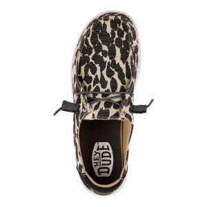 wendy leopard sparkle wide leopard tan